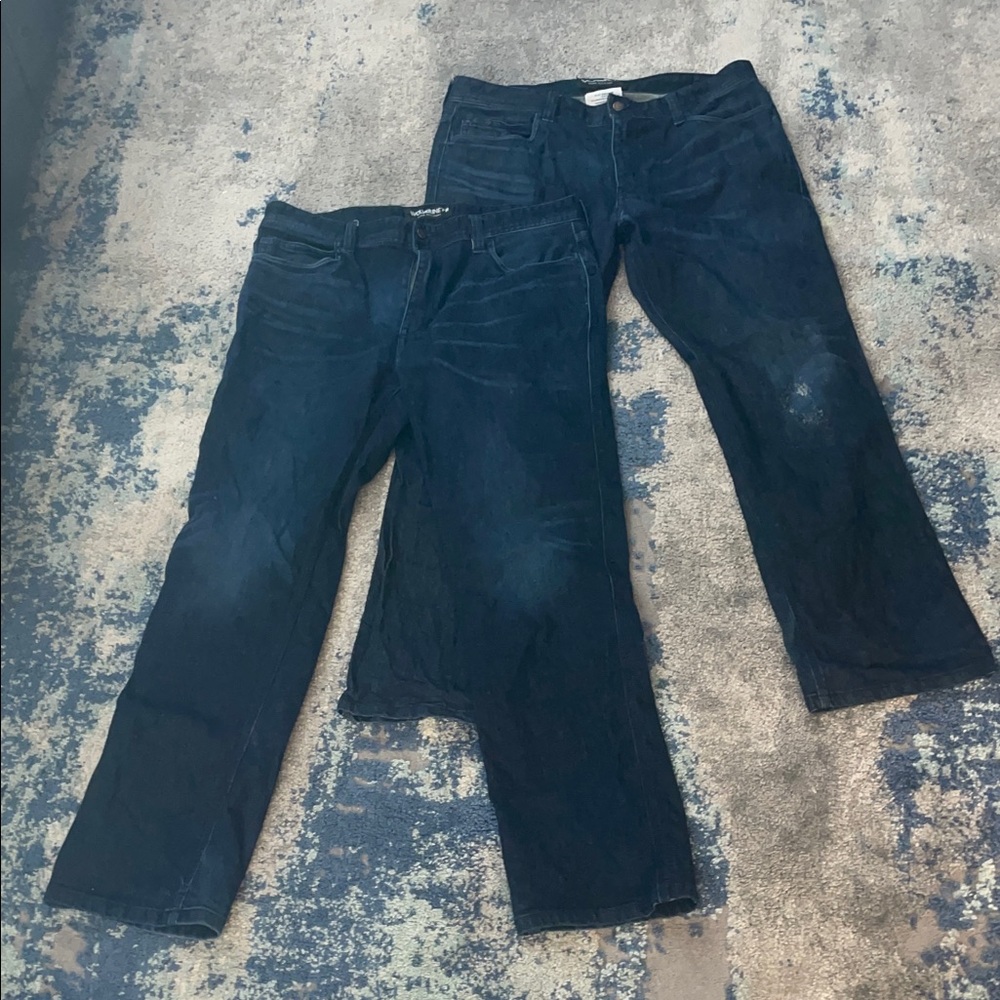 2 Pairs of  Wolverine Dark Indigo Bootcut Jeans